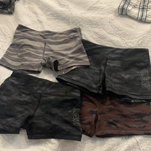 Workout shorts (set of 4)